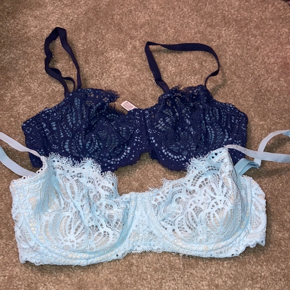 Victoria’s Secret Dream Angels Lace Unlined push up without padding bra bundle - Picture 1 of 6